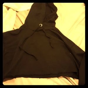 Cropped hoodie